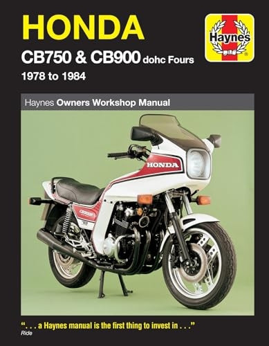 Honda CB750 and CB900 Fours 749cc, 901cc, 1978-84 Owner's Workshop Manual (Motorcycle Manuals)
