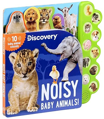 Discovery: Noisy Baby Animals! (10 Button Sound Books) [Board book]