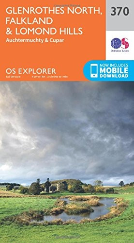 OS Explorer Map (370) Glenrothes North, Falkland and Lomond Hills