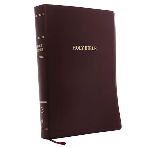 KJV, Reference Bible, Super Giant Print, Leather-Look, Burgundy, Red Letter Edition, Comfort Print [Large Print]