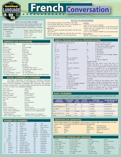 French Conversation: a QuickStudy Language Reference Guide