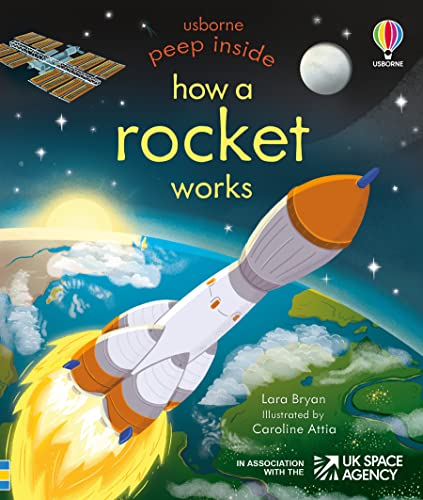 Peep Inside How a Rocket Works (Peep Inside) [Board book]