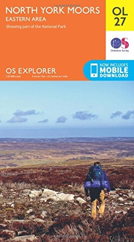 OS Explorer OL27 North York Moors - Eastern area (OS Explorer Map)