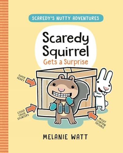 Scaredy Squirrel Gets A Surprise
