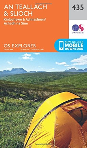 OS Explorer Map (435) An Teallach and Slioch