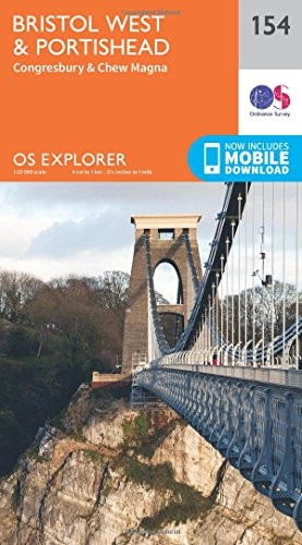 OS Explorer Map (154) Bristol West and Portishead