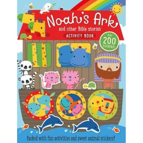 Noah's Ark and Other Bible Stories Activity Book: Packed With Fun Activities and Sweet Animal Stickers!