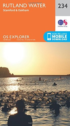 OS Explorer Map (234) Rutland Water, Stamford and Oakham