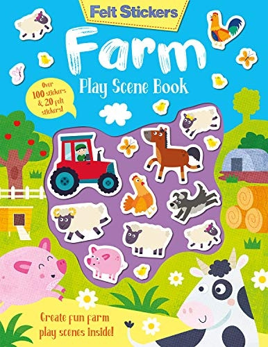 Felt Stickers Farm Play Scene Book (Felt Stickers)