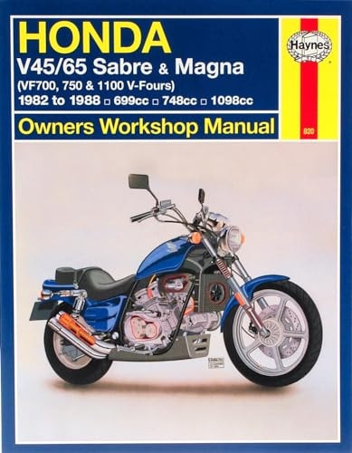 Honda V45/65 Sabre and Magna (VF700, 750 and 1100 V-Fours) Owners Workshop Manual (Haynes Owners Workshop Manuals)