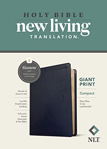 NLT Compact Giant Print Bible, Filament Enabled Edition (Red