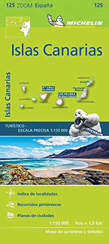 Iles Canaries - Zoom Map 125: Map (Michelin Zoom Maps)