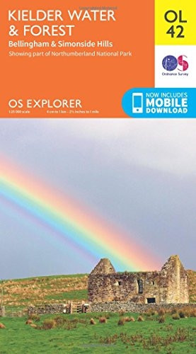 OS Explorer OL42 Kielder Water & Forest (OS Explorer Map)