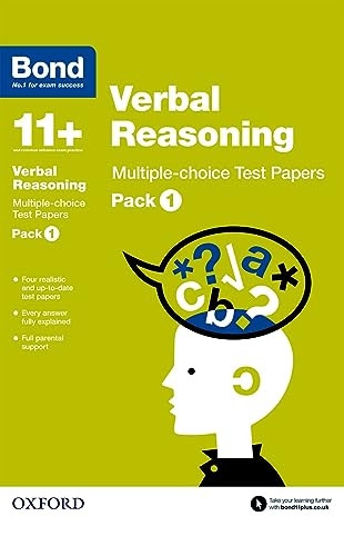 Bond 11+: Verbal Reasoning: Multiple-choice Test Papers: Pack 1