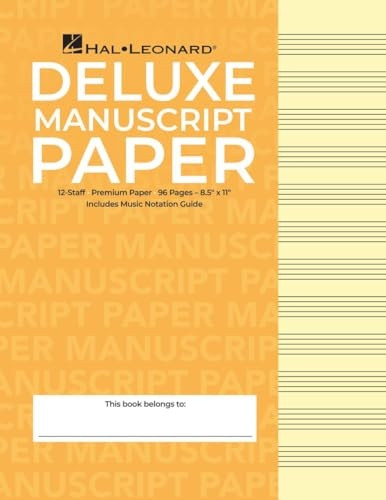 Deluxe Wirebound Super Premium Manuscript Paper