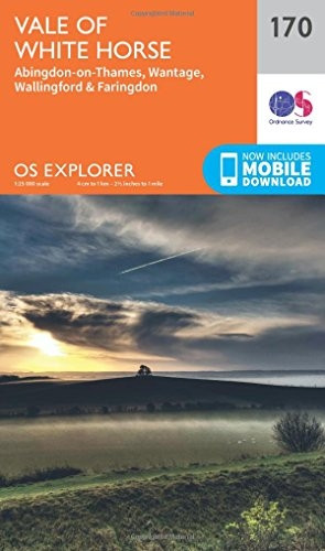 OS Explorer Map (170) Abingdon, Wantage and Vale of White Horse