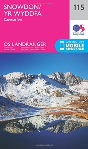 Landranger (115) Snowdon & Caernarfon (OS Landranger Map)
