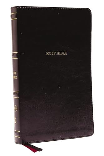 NKJV Thinline Bible Thumb Indexed Red Letter Edition [Black]