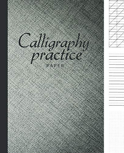 Calligraphy paper practice:  - Calligraphy Workbook Hand  - Writing dot book Lettering  - parchment beginner alphabet  - sheets books