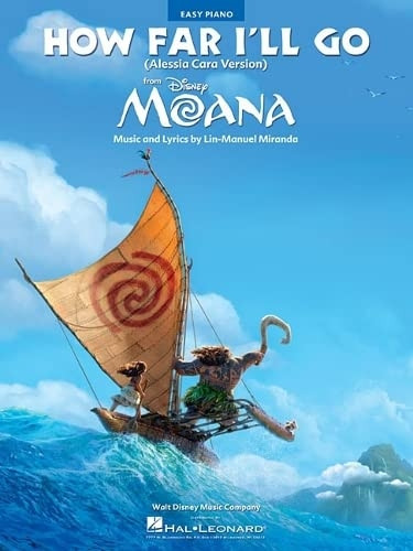 How Far Ill Go (from Moana) Easy Piano: Easy Piano