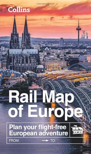 Collins Rail Map of Europe: Plan Your Flight-Free European Adventure