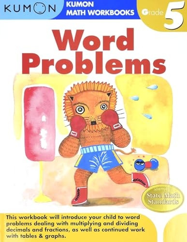 Word Problems, Grade 5 (Kumon Math Workbooks)