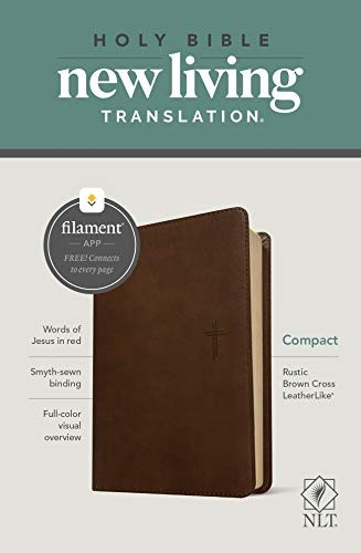 NLT Compact Bible, Filament Enabled Edition, Rustic Brown
