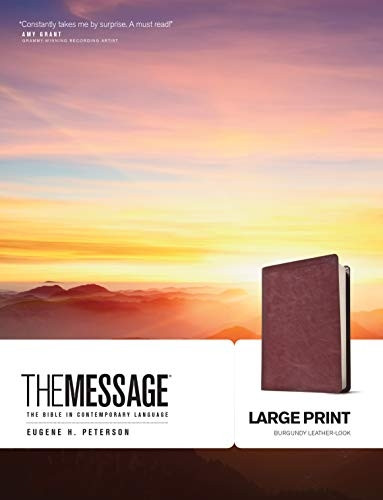 The Message Bible [Large Print Leather Look] [Large Print]