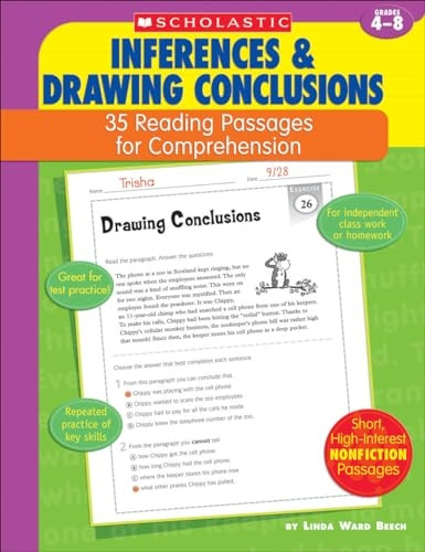 Inferences & Drawing Conclusions: Grades 4-8 (35 Reading Passages for Comprehension)