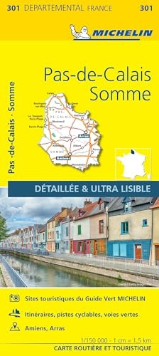 Pas-de-Calais, Somme - Michelin Local Map 301