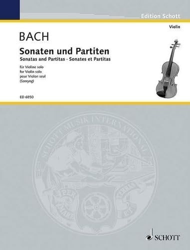 Sonatas and Partitas: For Solo Violin (Paperback)