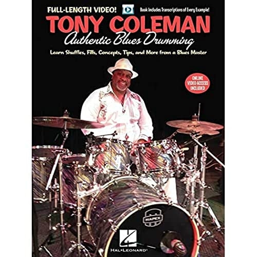 Coleman Tony Authentic Blues Drumming Drums (Drum Instruction)