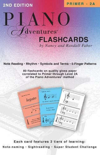 Piano Adventures Flashcards In-a-Box for Primer 2A