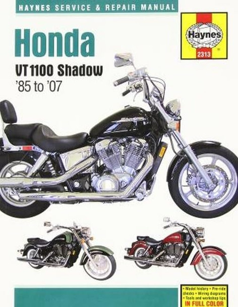 Honda VT1100 Shadow Service and Repair Manual (Haynes Service & Repair Manual)