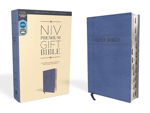 NIV, Premium Gift Bible, Leathersoft, Navy, Red Letter Edition, Indexed, Comfort Print: The Perfect Bible for Any Gift-Giving Occasion