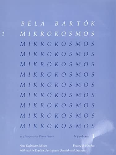 Bela Bartok - Mikrokosmos Blue: 153 Progressive Piano Pieces