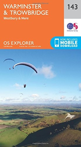 OS Explorer Map (143) Warminster and Trowbridge