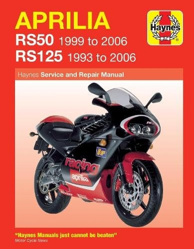 Aprilia RS50 and 125 Service and Repair Manual: 1993 to 2006 (Haynes Service and Repair Manuals)