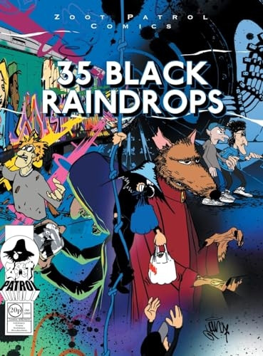 35 Black Raindrops