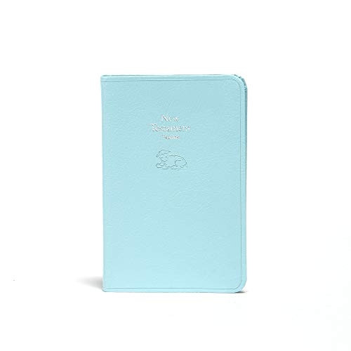 Bible Kjv Babys New Testament & Psalms Light Blue: Imitation Leather