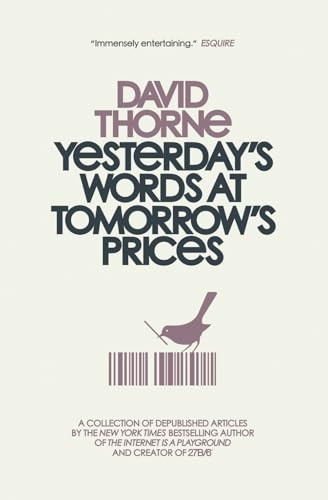 Yesterday's Words at Tomorrow's Prices