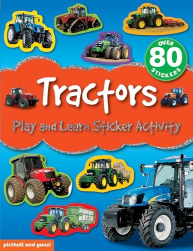 Tractors (Play and Learn Sticker Activity)