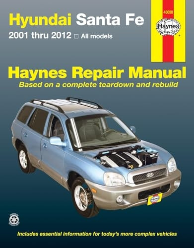 Hyundai Santa Fe Automotive Repair Manual 2001-12 (Haynes Repair Manual (Paperback))