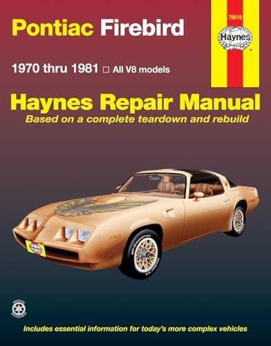 Pontiac Firebird 1970-81 Owner's Workshop Manual (USA service & repair manuals)