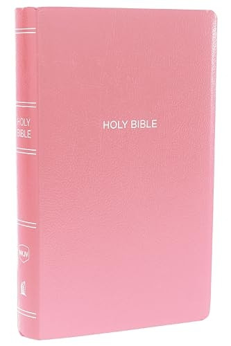 NKJV, Gift and Award Bible, Leather-Look, Pink, Red Letter Edition, Comfort Print