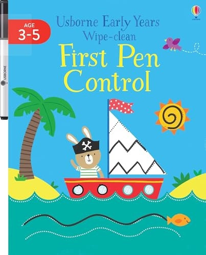 First Pen Control (Usborne Early Years Wipe-Clean)