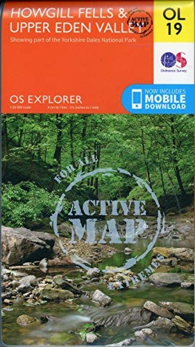 OS Explorer Map Active   OL19  Howgill Fells (OS Explorer Active Map)