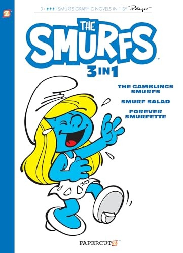 Smurfs 3 in 1 Vol. 9: Collecting the Gambling Smurfs, Smurf Salad and Forever Smurfette (Smurfs Graphic Novels)