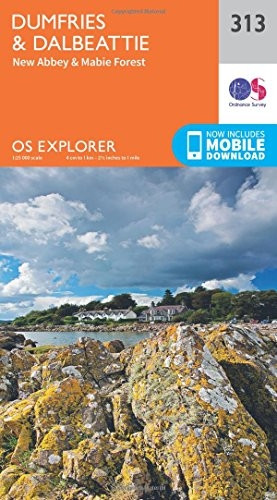 OS Explorer Map (313) Dumfries and Dalbeattie