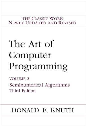 The Art of Computer Programming: Seminumerical Algorithms v. 2